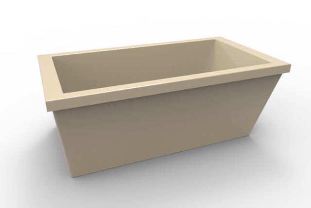 Hydro Systems LEX6636ATO-BON LEXIE, FREESTANDING TUB ONLY 66X36 - -BONE
