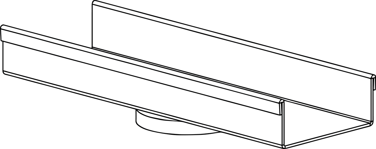 Infinity Drain LF 65 2" Outlet - 8" Long x 1" High (Replaces SF 65)