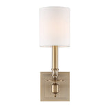 Lloyd 1 Light Aged Brass Sconce LLO-481-AG