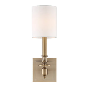 Lloyd 1 Light Aged Brass Sconce LLO-481-AG