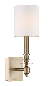 Lloyd 1 Light Aged Brass Sconce LLO-481-AG