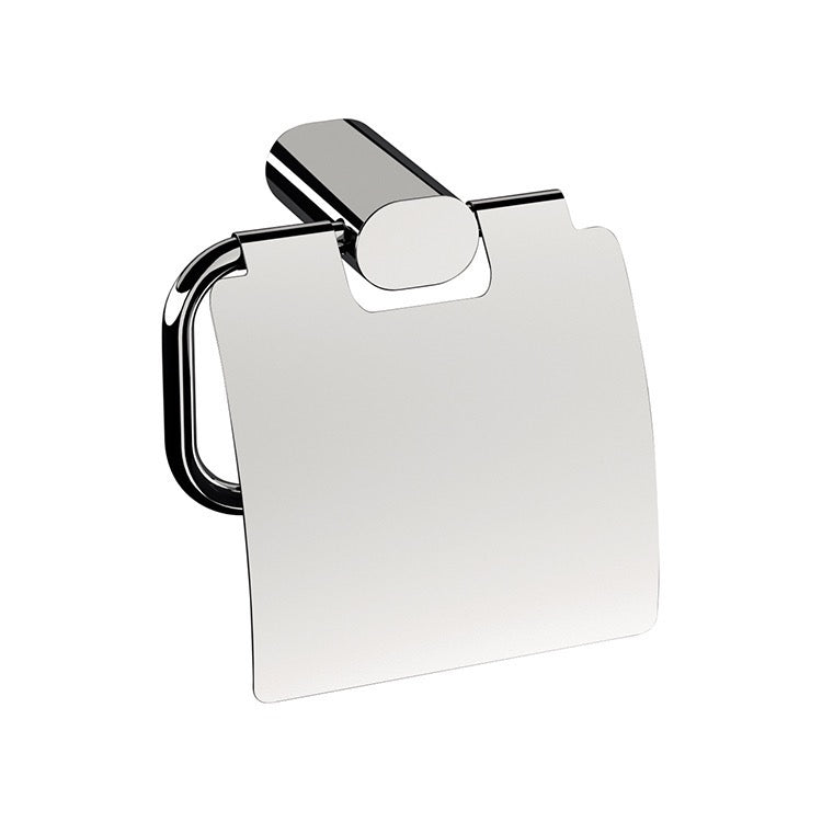 Toilet Paper Holder With Cover, Chrome