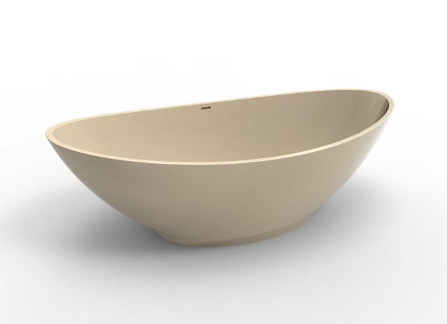 Hydro Systems LOG7238HTO-ALM LOGAN 7238 METRO TUB ONLY-ALMOND