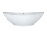 Hydro Systems LOG7238HTO-WHI LOGAN 7238 METRO TUB ONLY-WHITE