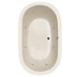 Hydro Systems LOR7444AWP-BIS LORRAINE 7444 AC W/WHIRLPOOL SYSTEM-BISCUIT