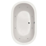 Hydro Systems LOR7444AWP-WHI LORRAINE 7444 AC W/WHIRLPOOL SYSTEM-WHITE
