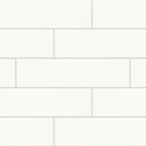 Daltile Core Classic True White Rectangle 3x12 Glossy Wall Tile