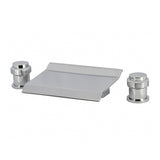 Milano LS2241MR Waterfall Roman Tub Faucet, Polished Chrome