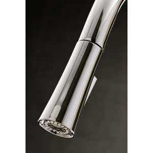 Kaiser LS2721DKL Single-Handle 1-Hole Deck Mount Pull-Down Sprayer Kitchen Faucet, Polished Chrome