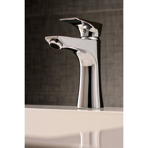 Millennium LS4221XL Single-Handle 1-Hole Deck Mount Bathroom Faucet with Push Pop-Up, Polished Chrome