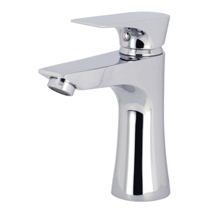 Millennium LS4221XL Single-Handle 1-Hole Deck Mount Bathroom Faucet with Push Pop-Up, Polished Chrome