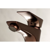 Millennium LS4225XL Single-Handle 1-Hole Deck Mount Bathroom Faucet with Push Pop-Up, Oil Rubbed Bronze