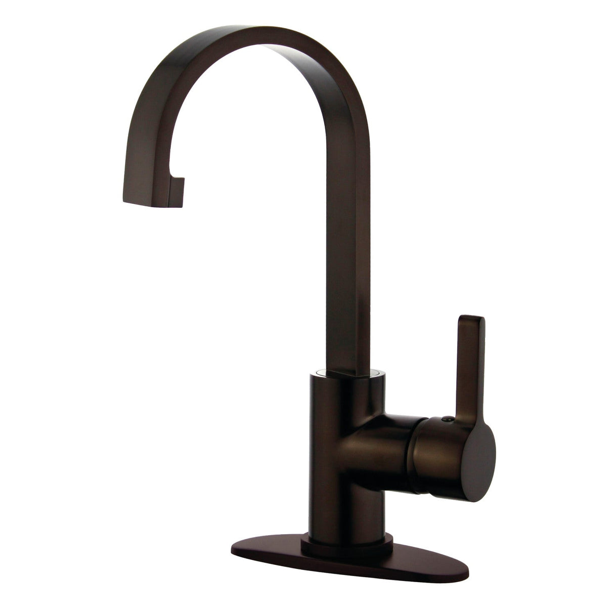 Continental LS8215CTL Single-Handle 1-Hole Deck Mount Bathroom Faucet with Push Pop-Up, Oil Rubbed Bronze