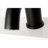 Concord LS8220DL Single-Handle 1-Hole Deck Mount Bathroom Faucet with Push Pop-Up, Matte Black