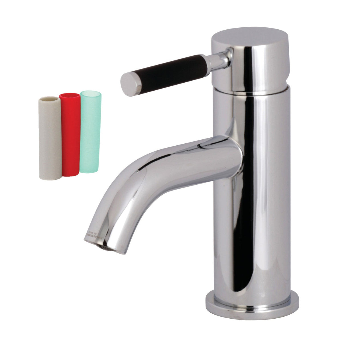 Kaiser LS8221DKL Single-Handle 1-Hole Deck Mount Bathroom Faucet with Push Pop-Up, Polished Chrome