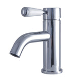 Paris LS8221DPL Single-Handle 1-Hole Deck Mount Bathroom Faucet with Push Pop-Up, Polished Chrome