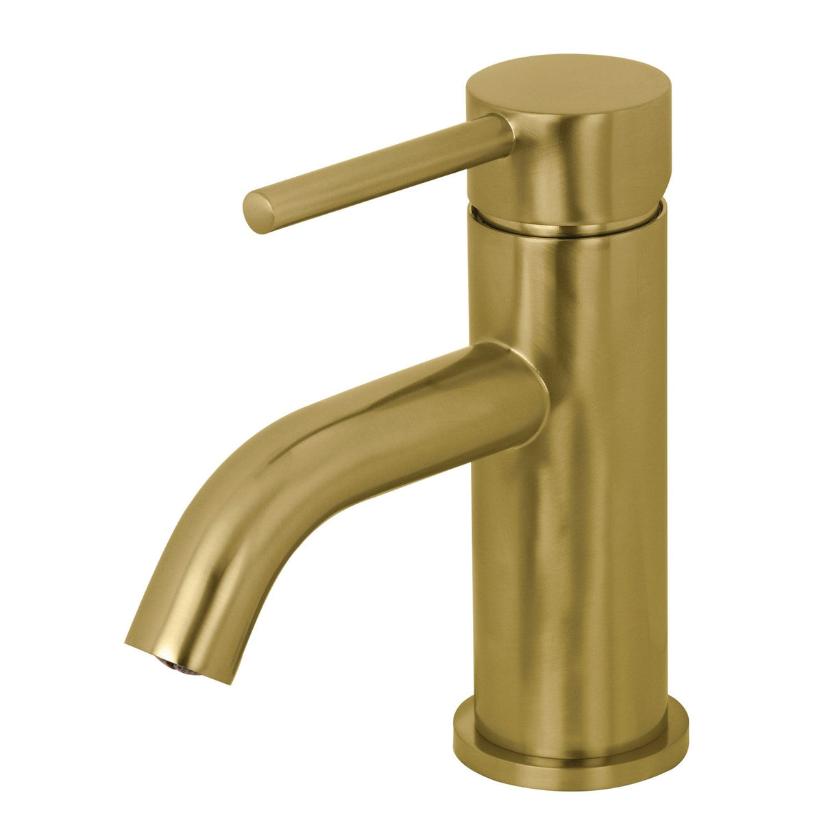 Concord LS8223DL Single-Handle 1-Hole Deck Mount Bathroom Faucet with Push Pop-Up, Brushed Brass