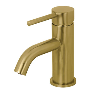 Concord LS8223DL Single-Handle 1-Hole Deck Mount Bathroom Faucet with Push Pop-Up, Brushed Brass