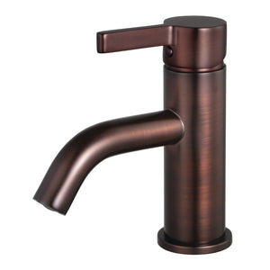 Continental LS8225CTL Single-Handle 1-Hole Deck Mount Bathroom Faucet with Push Pop-Up, Oil Rubbed Bronze