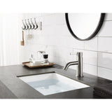 Continental LS8228CTL Single-Handle 1-Hole Deck Mount Bathroom Faucet with Push Pop-Up, Brushed Nickel