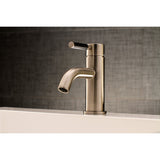 Kaiser LS8228DKL Single-Handle 1-Hole Deck Mount Bathroom Faucet with Push Pop-Up, Brushed Nickel