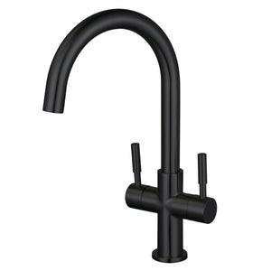 Concord LS8290DL Two-Handle 1-Hole Deck Mount Vessel Faucet, Matte Black