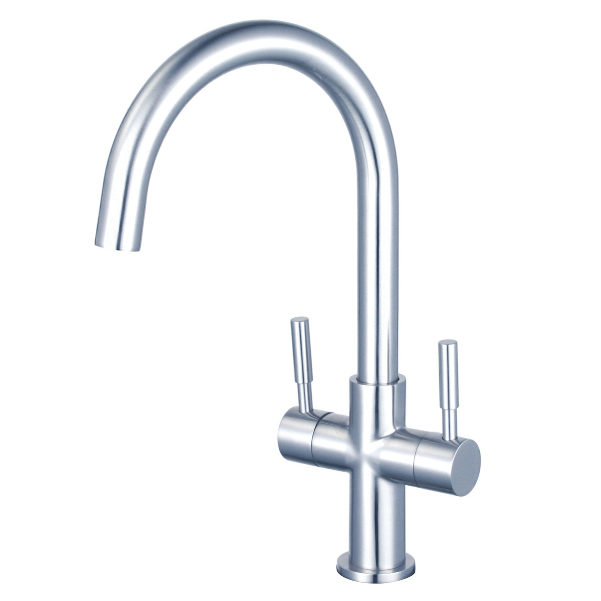 Concord LS8291DL Two-Handle 1-Hole Deck Mount Vessel Faucet, Polished Chrome