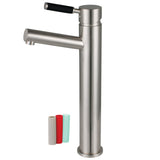 Kaiser LS8418DKL Single-Handle 1-Hole Deck Mount Vessel Faucet, Brushed Nickel