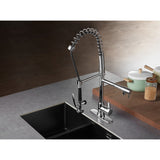 Continental LS8501CTL Single-Handle 1-Hole Deck Mount Pre-Rinse Kitchen Faucet, Polished Chrome