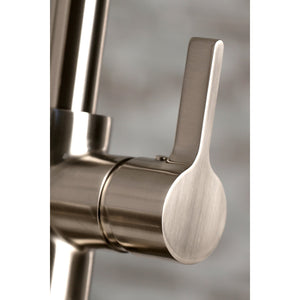 Continental LS8508CTL Single-Handle 1-Hole Deck Mount Pre-Rinse Kitchen Faucet, Brushed Nickel