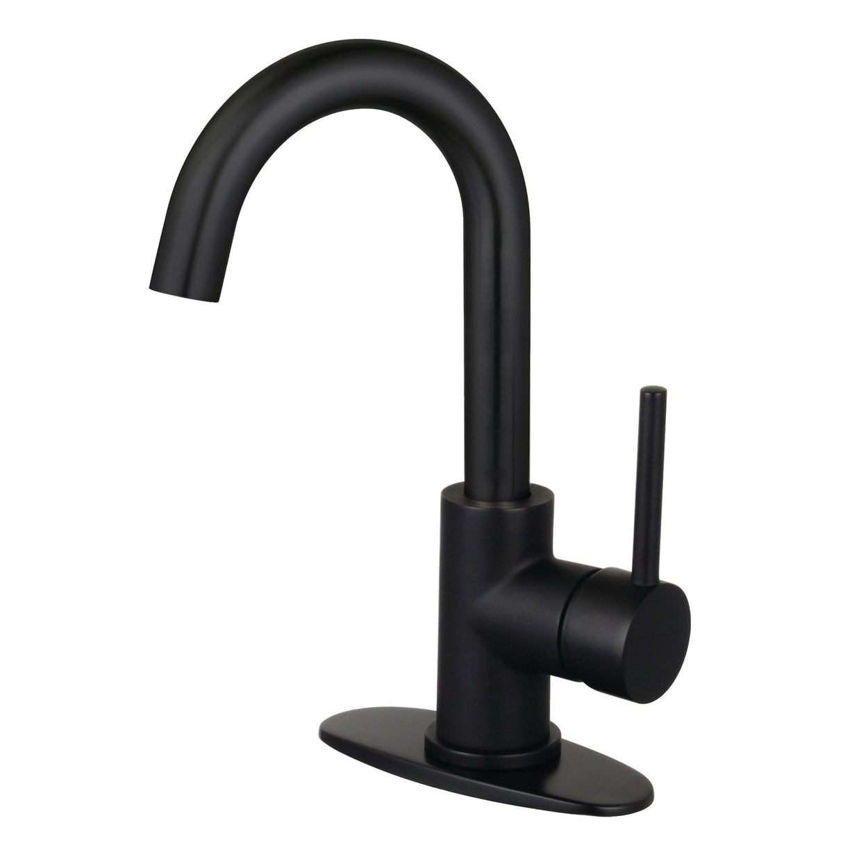 Concord LS8530DL Single-Handle 1-Hole Deck Mount Bar Faucet, Matte Black