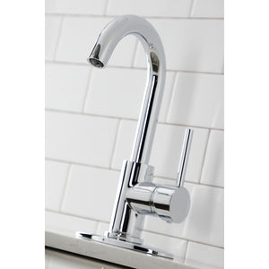 Concord LS8531DL Single-Handle 1-Hole Deck Mount Bar Faucet, Polished Chrome