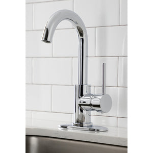 Concord LS8531DL Single-Handle 1-Hole Deck Mount Bar Faucet, Polished Chrome