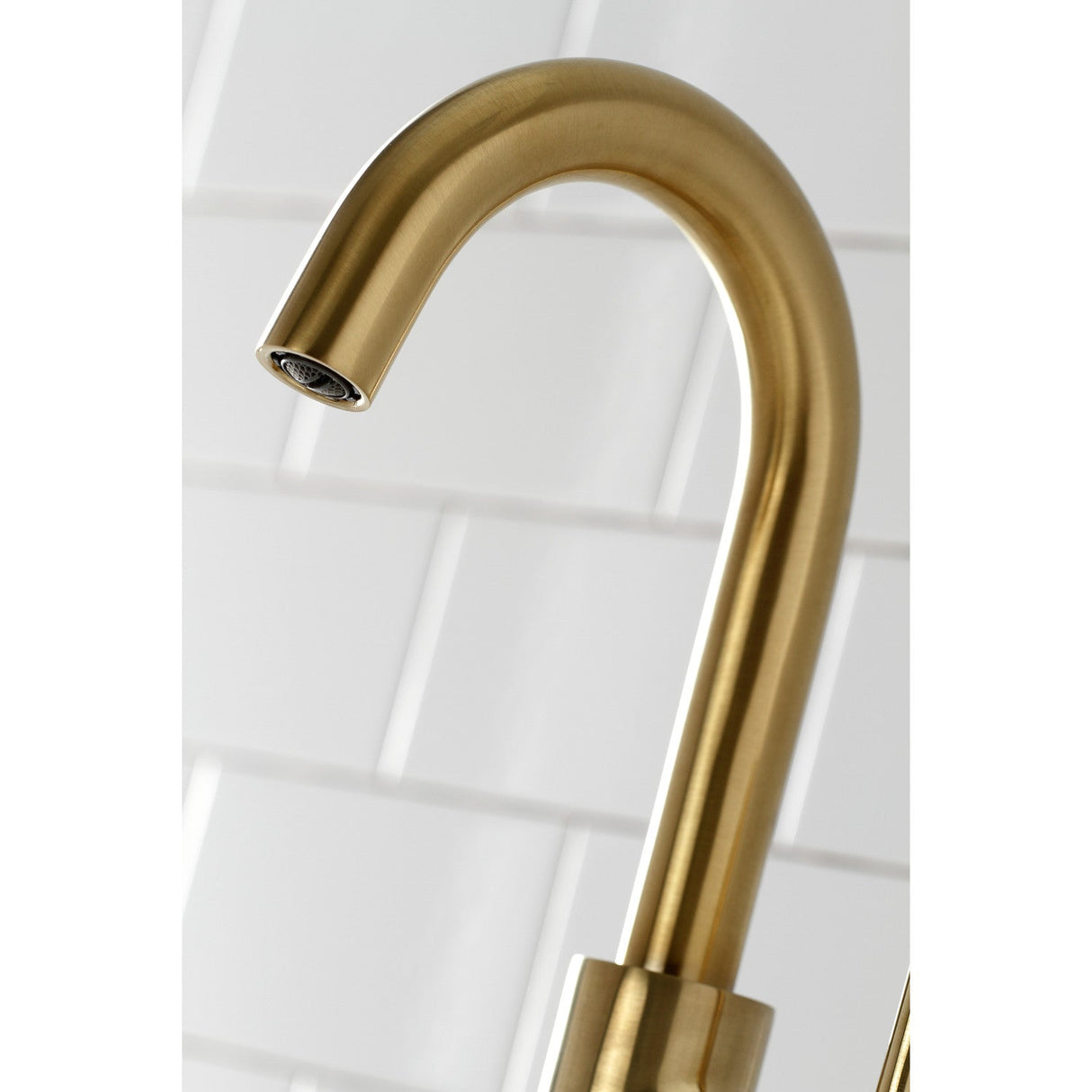 Concord LS8533DL Single-Handle 1-Hole Deck Mount Bar Faucet, Brushed Brass