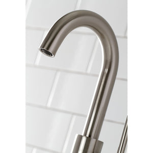 Concord LS8538DL Single-Handle 1-Hole Deck Mount Bar Faucet, Brushed Nickel