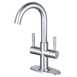 Concord LS8551DL Two-Handle Deck Mount Bar Faucet, Polished Chrome
