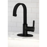 Continental LS8610CTL Single-Handle 1-Hole Deck Mount Bar Faucet, Matte Black
