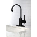 Kaiser LS8610DKL Single-Handle 1-Hole Deck Mount Bar Faucet, Matte Black