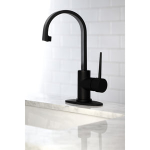 New York LS8610NYL Single-Handle 1-Hole Deck Mount Bar Faucet, Matte Black