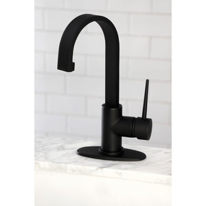 New York LS8610NYL Single-Handle 1-Hole Deck Mount Bar Faucet, Matte Black