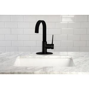 New York LS8610NYL Single-Handle 1-Hole Deck Mount Bar Faucet, Matte Black