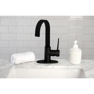 New York LS8610NYL Single-Handle 1-Hole Deck Mount Bar Faucet, Matte Black