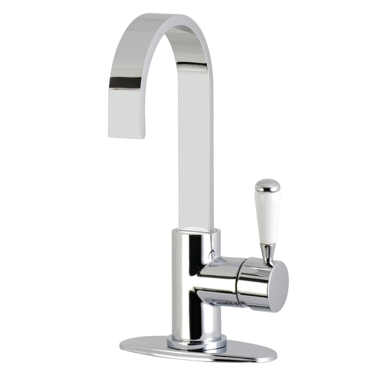 Paris LS8611DPL Single-Handle 1-Hole Deck Mount Bar Faucet, Polished Chrome