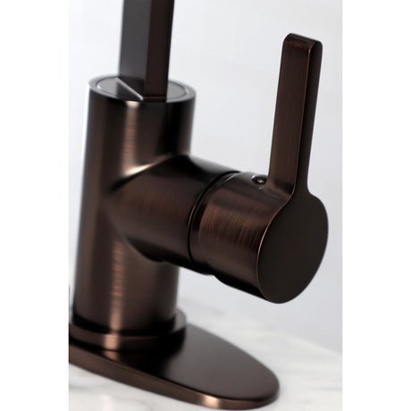 Continental LS8615CTL Single-Handle 1-Hole Deck Mount Bar Faucet, Oil Rubbed Bronze