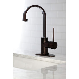 New York LS8615NYL Single-Handle 1-Hole Deck Mount Bar Faucet, Oil Rubbed Bronze