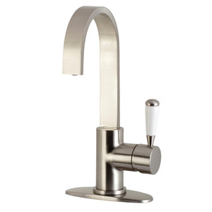 Paris LS8618DPL Single-Handle 1-Hole Deck Mount Bar Faucet, Brushed Nickel