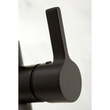 Continental LS8680CTL Single-Handle 1-Hole Deck Mount Pull-Down Sprayer Kitchen Faucet, Matte Black