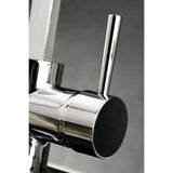 Concord LS8711DLSP Single-Handle 2-Hole Deck Mount Kitchen Faucet with Side Sprayer, Polished Chrome