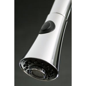 Concord LS8721DL Single-Handle 1-Hole Deck Mount Pull-Down Sprayer Kitchen Faucet, Polished Chrome