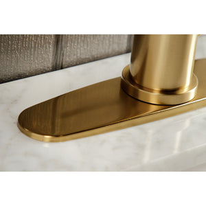 Concord LS8723DL Single-Handle 1-Hole Deck Mount Pull-Down Sprayer Kitchen Faucet, Brushed Brass